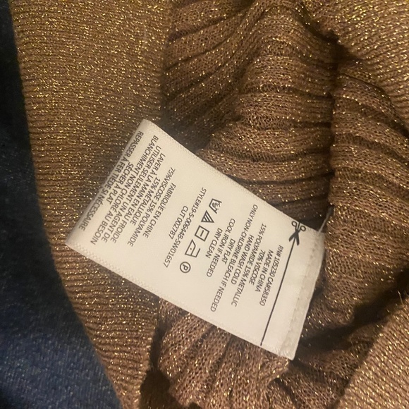 Joie XXS Gold top party festive mermaid sleeves - Picture 7 of 12